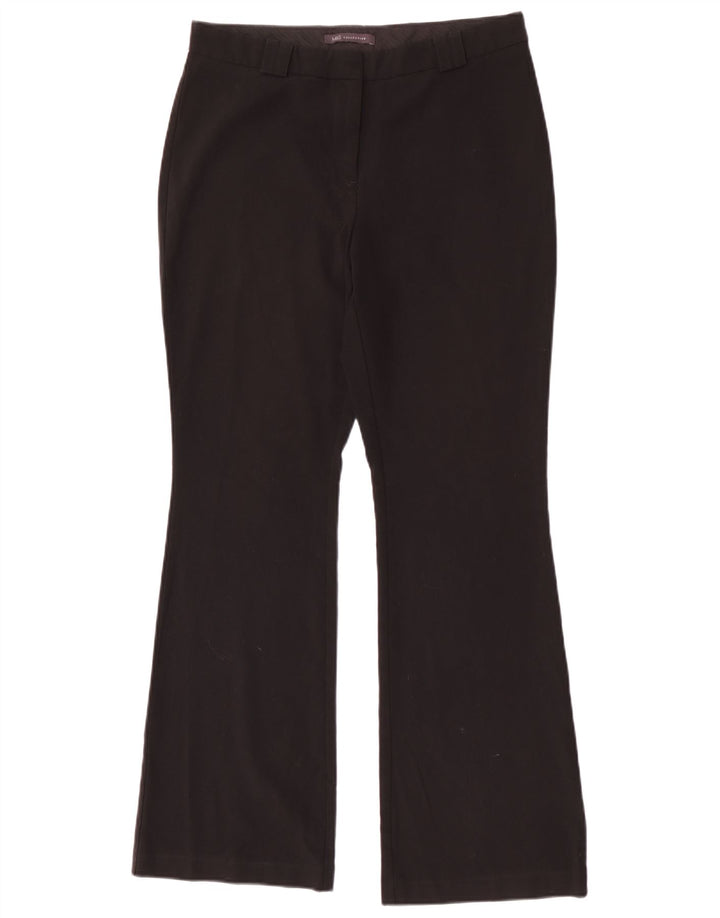 Marks & Spencer Dame Bootcut Casual Bukser UK 12 Medium W30 L31 Black