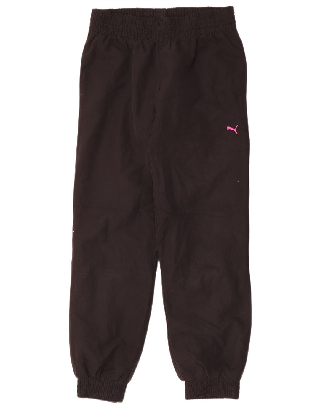 Puma Damen Trainingshose Jogger UK 12 Medium Schwarz Polyester