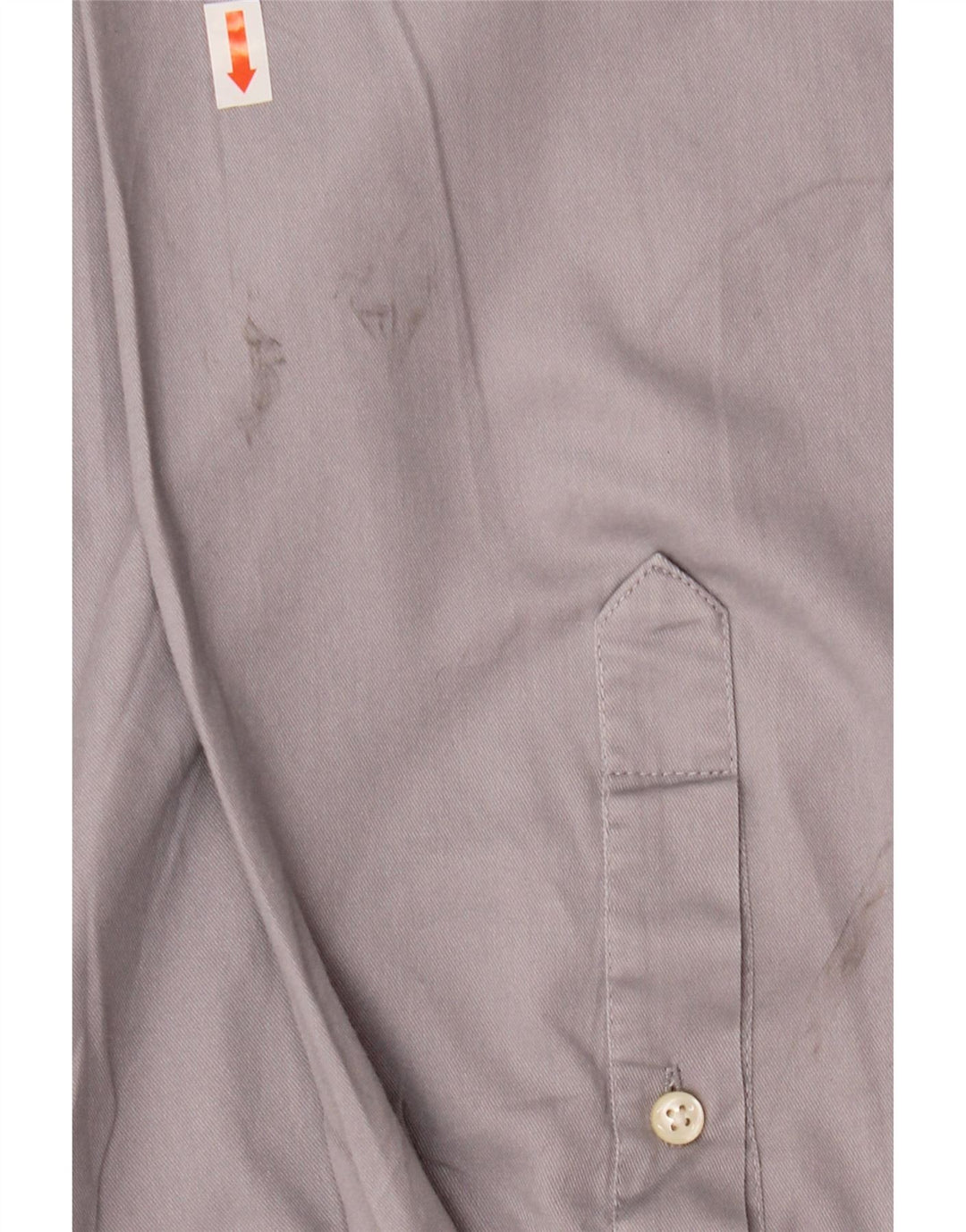 IZOD Herrenhemd 2XL Grau Baumwolle