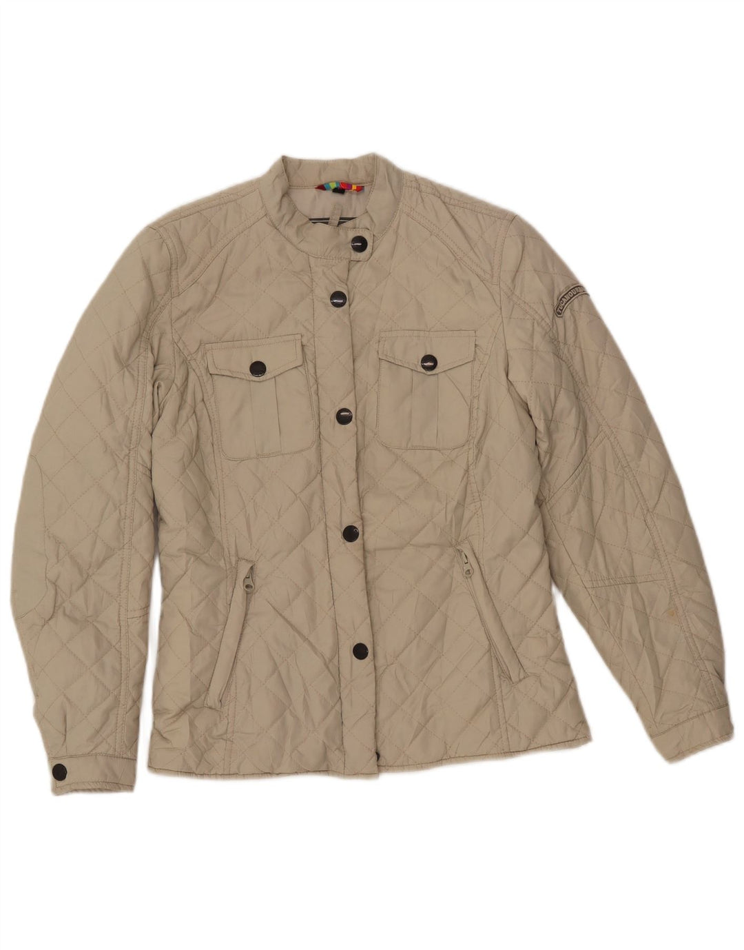 TUCANO URBANO Womens Quilted Jacket IT 42 Medium Beige Polyester