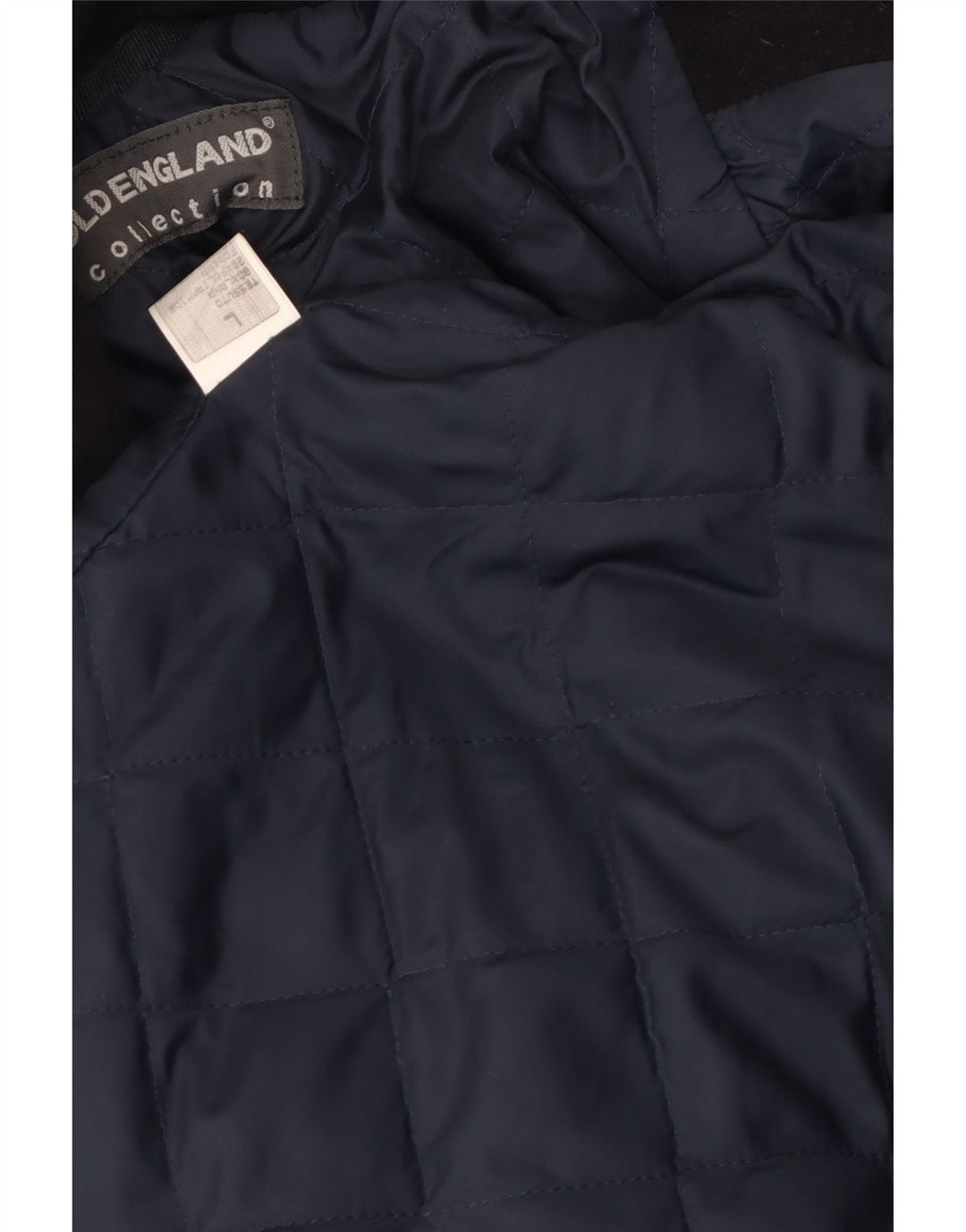 Old England Mens Pea Coat UK 40 Large Navy Blue Wool