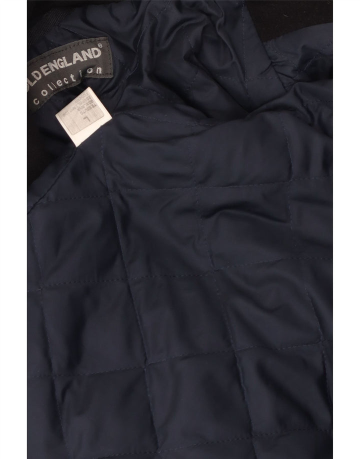 Old England Mens Pea Coat UK 40 Large Navy Blue Wool