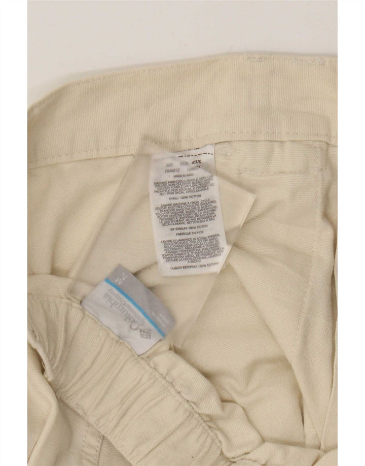 Columbia Short Cargo Homme Moyen W32 Beige Coton