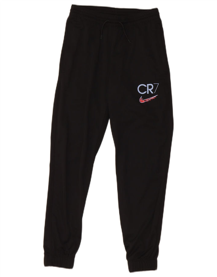 Pantaloni de trening Nike pentru băieți CR7 Pantaloni de jogging 10-11 ani Poliester negru mediu