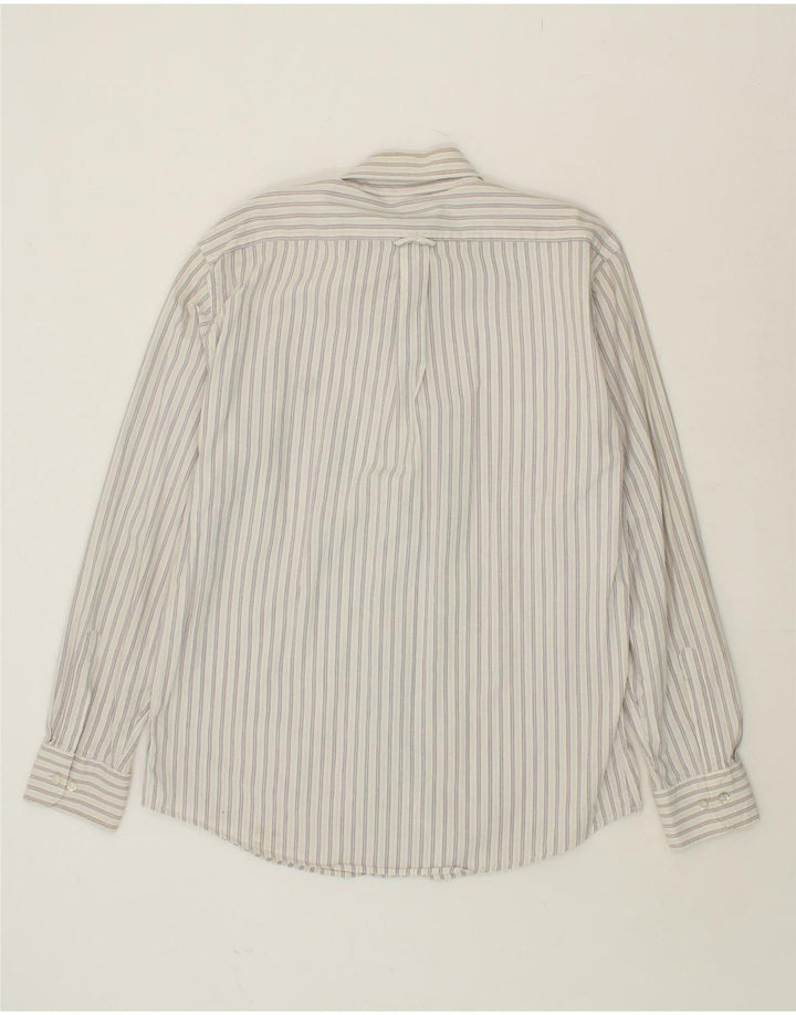 Camicia da uomo FRED PERRY XL in cotone a righe bianche