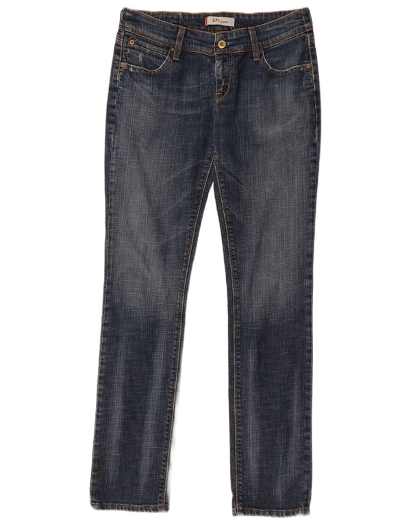 Levi's Mens 571 Slim Jeans W31 L34 Blue Cotton