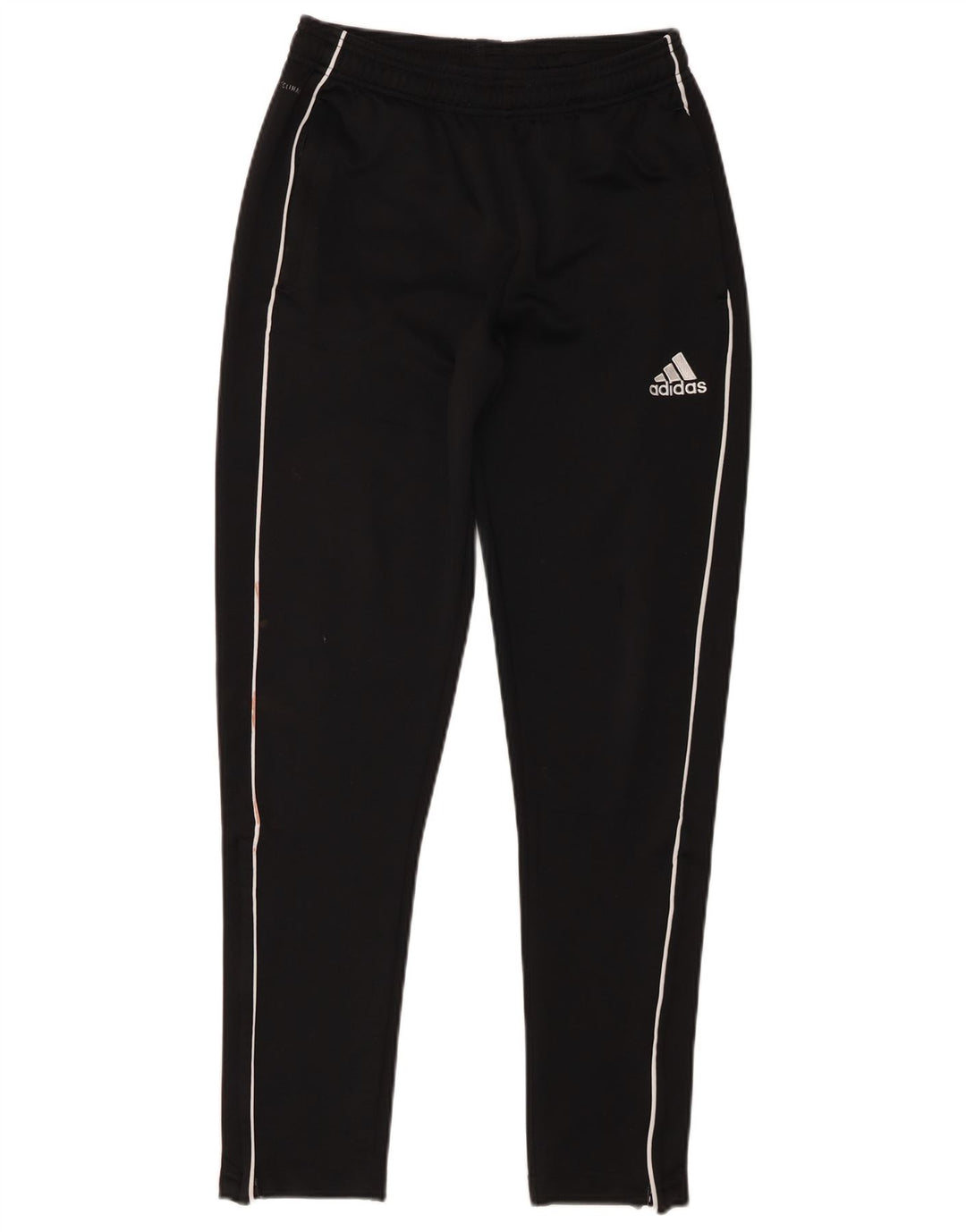 Adidas Boys Climalite Tracksuit Trousers 13-14 Years Black Polyester