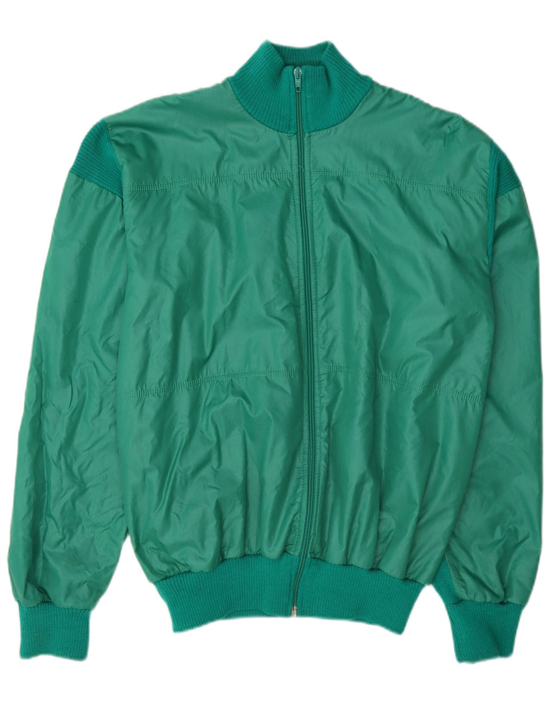 Jachetă de trening vintage pentru bărbați, verde mediu