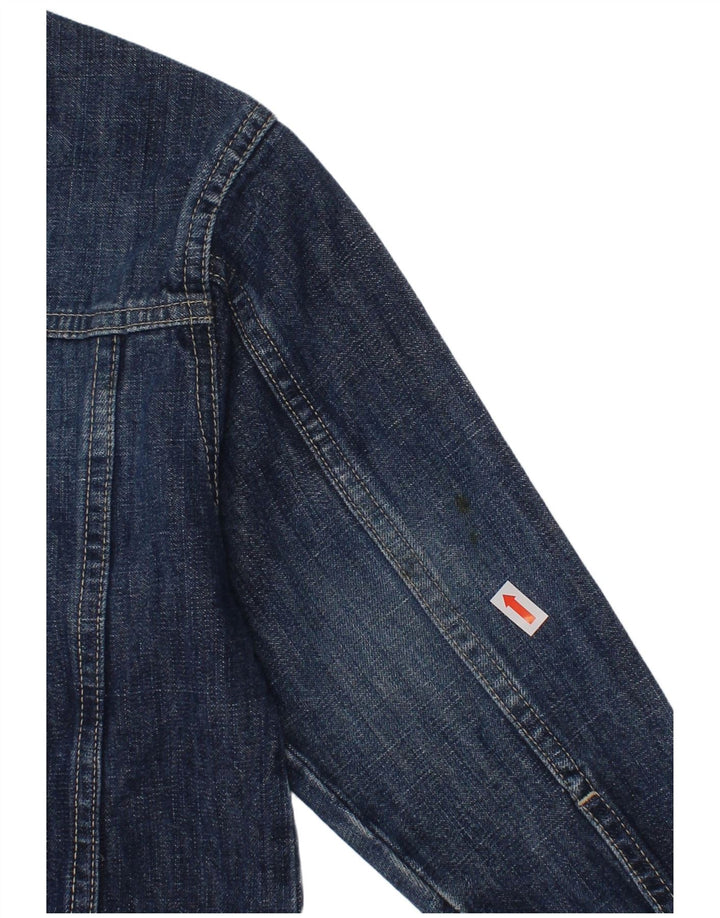 BURBERRY Boys Denim Jacket 4-5 Years Blue Cotton