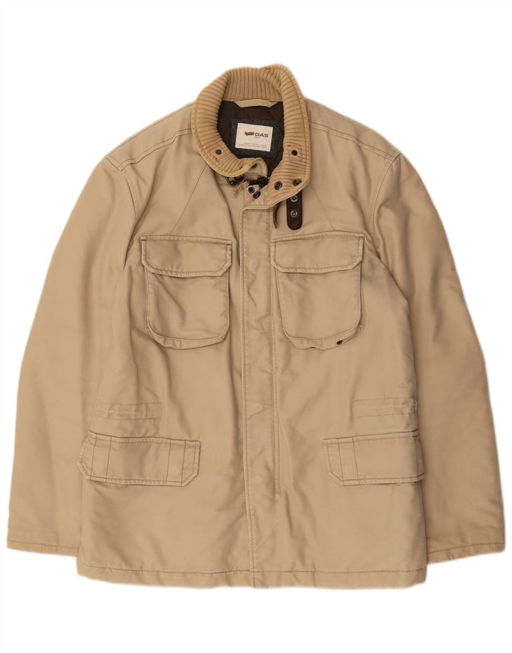 Gas Herren Utility Jacke UK 40 Large Beige