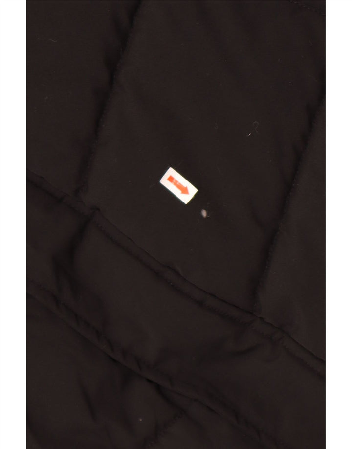 Giacca Parka grafica da donna con cappuccio Superdry UK 14 Medium Black Winter