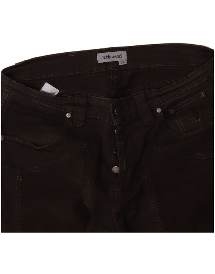 Jeckerson Womens Straight Jeans W32 L29 Black Cotton