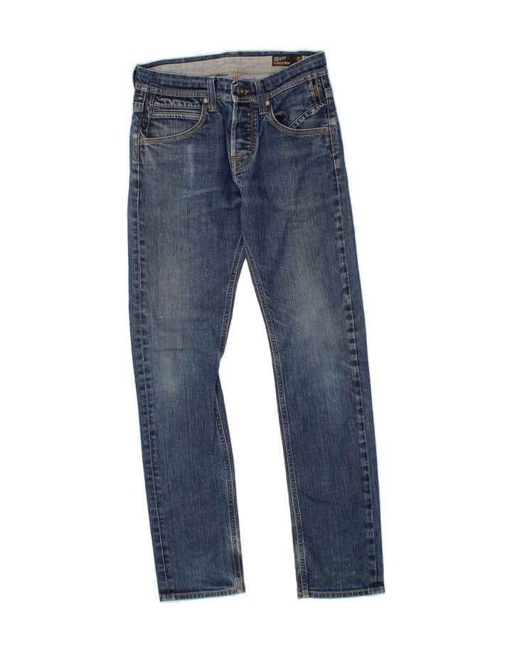 MELTIN' POT Womens Slim Jeans W29 L34 Blue Cotton Vintage Meltin' Pot and Second-Hand Meltin' Pot from Messina Hembry 