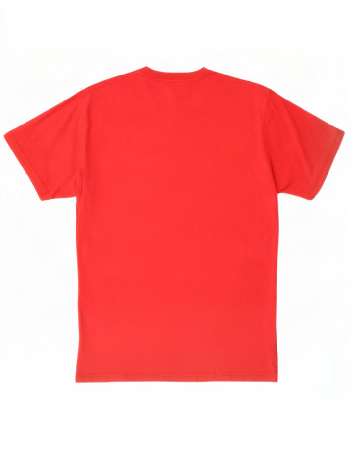 Vans Herre Classic Fit Grafisk T-Shirt Top Medium Rød Bomuld