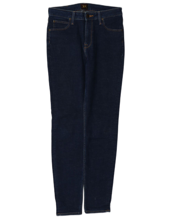 Jeans skinny a vita alta Lee Scarlett da donna W29 L31 cotone blu navy