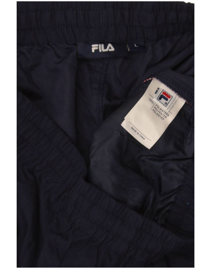 Pantaloni scurți sport Fila pentru bărbați, mari, bleumarin, poliester