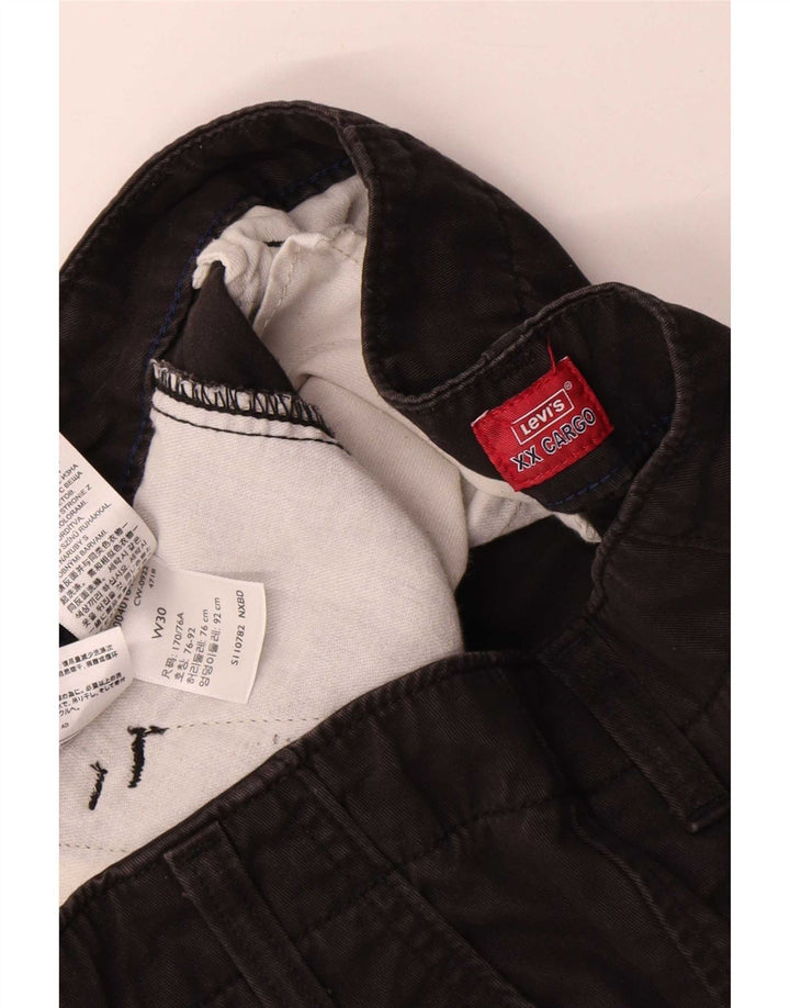 Levi's Herre Cargo Shorts W30 Medium Sort Bomuld