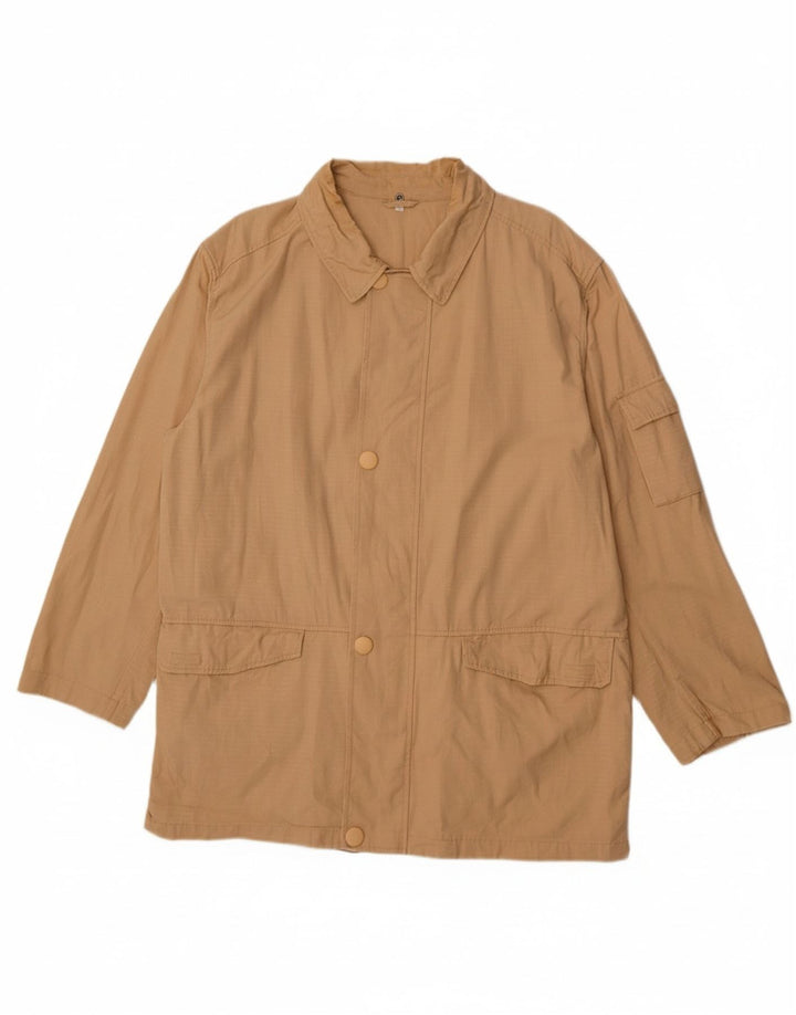 ANY WAY Mens Utility Jacket IT 50 Large Beige