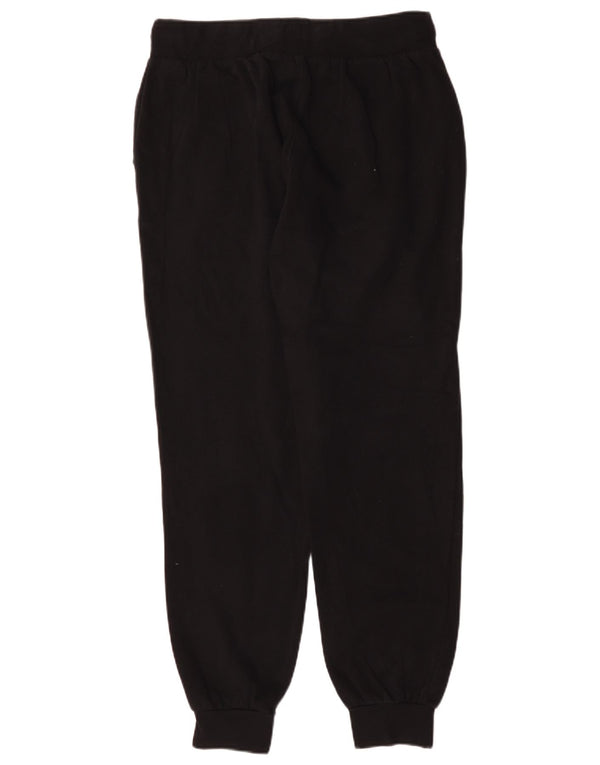 Calça de treino feminina Kappa Joggers UK 18 XL algodão preto