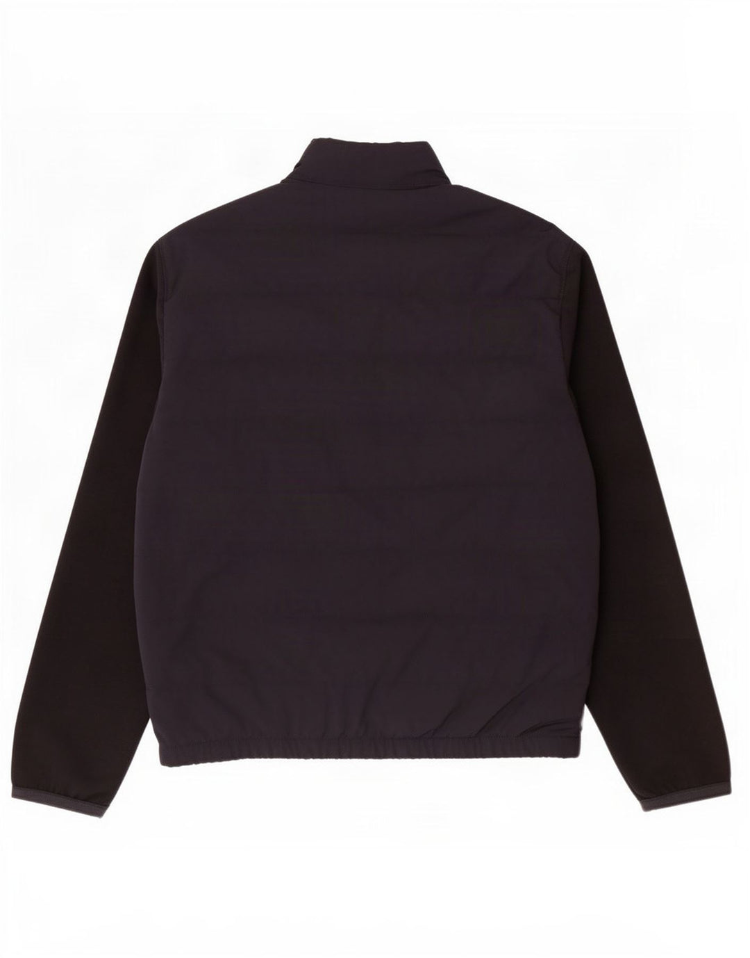 Zara Mens Chaqueta Acolchada UK 40 Grande Azul Marino Colorblock Poliéster