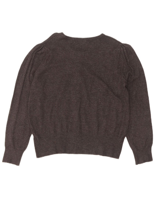 Pulover cardigan pentru femei Marks & Spencer UK 14 Medium Gri Viscose