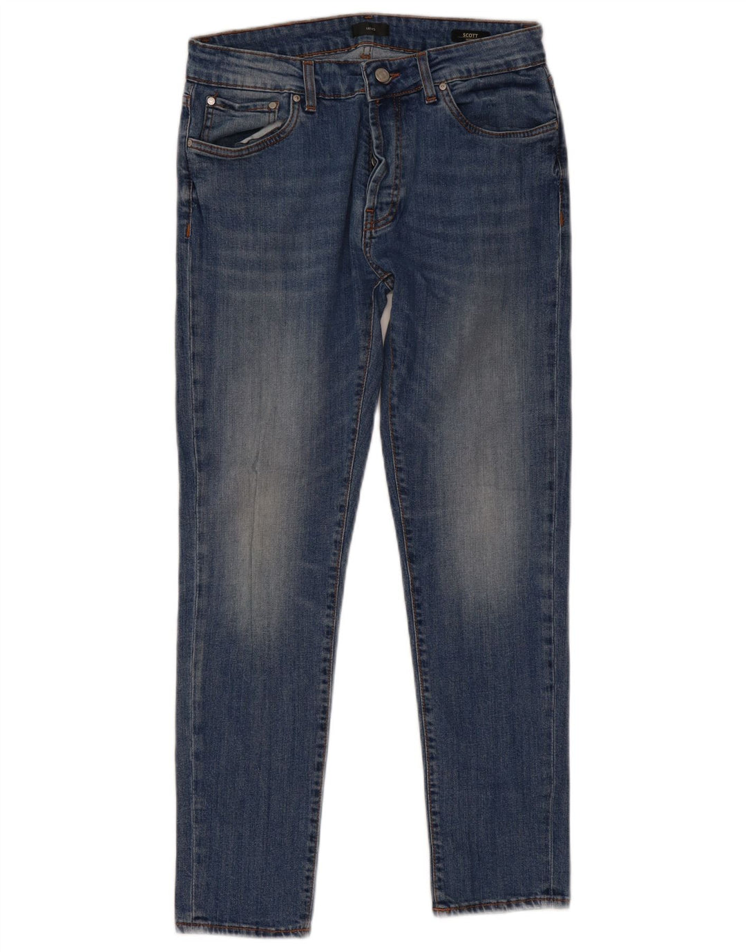 Liu Jo Mens Scott Skinny Jeans W33 L29 Blue Polyester