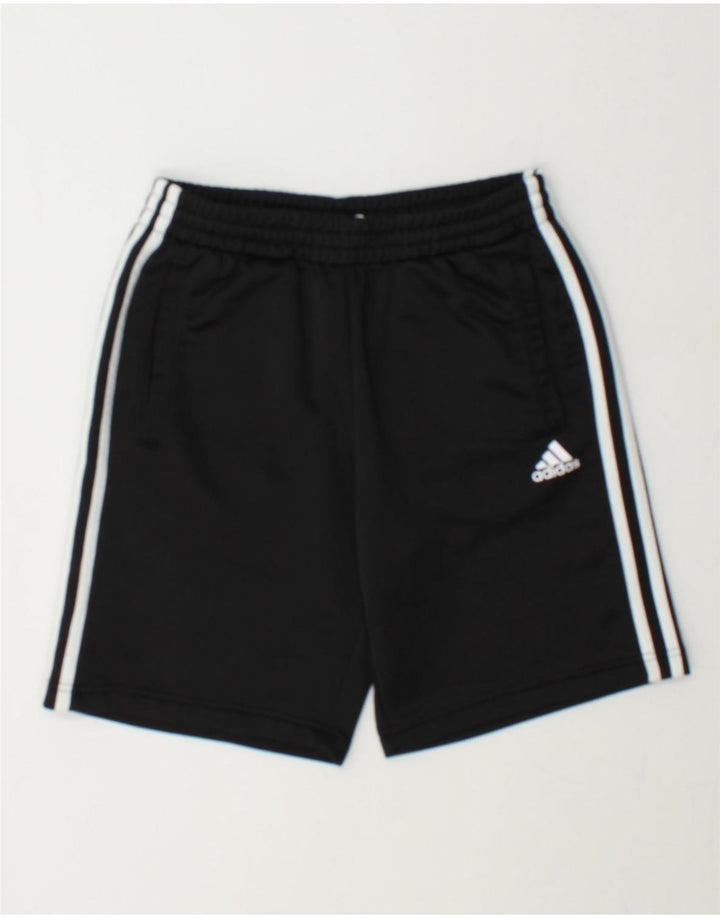 ADIDAS Boys Sport Shorts 13-14 Years Black Polyester Vintage Adidas and Second-Hand Adidas from Messina Hembry 