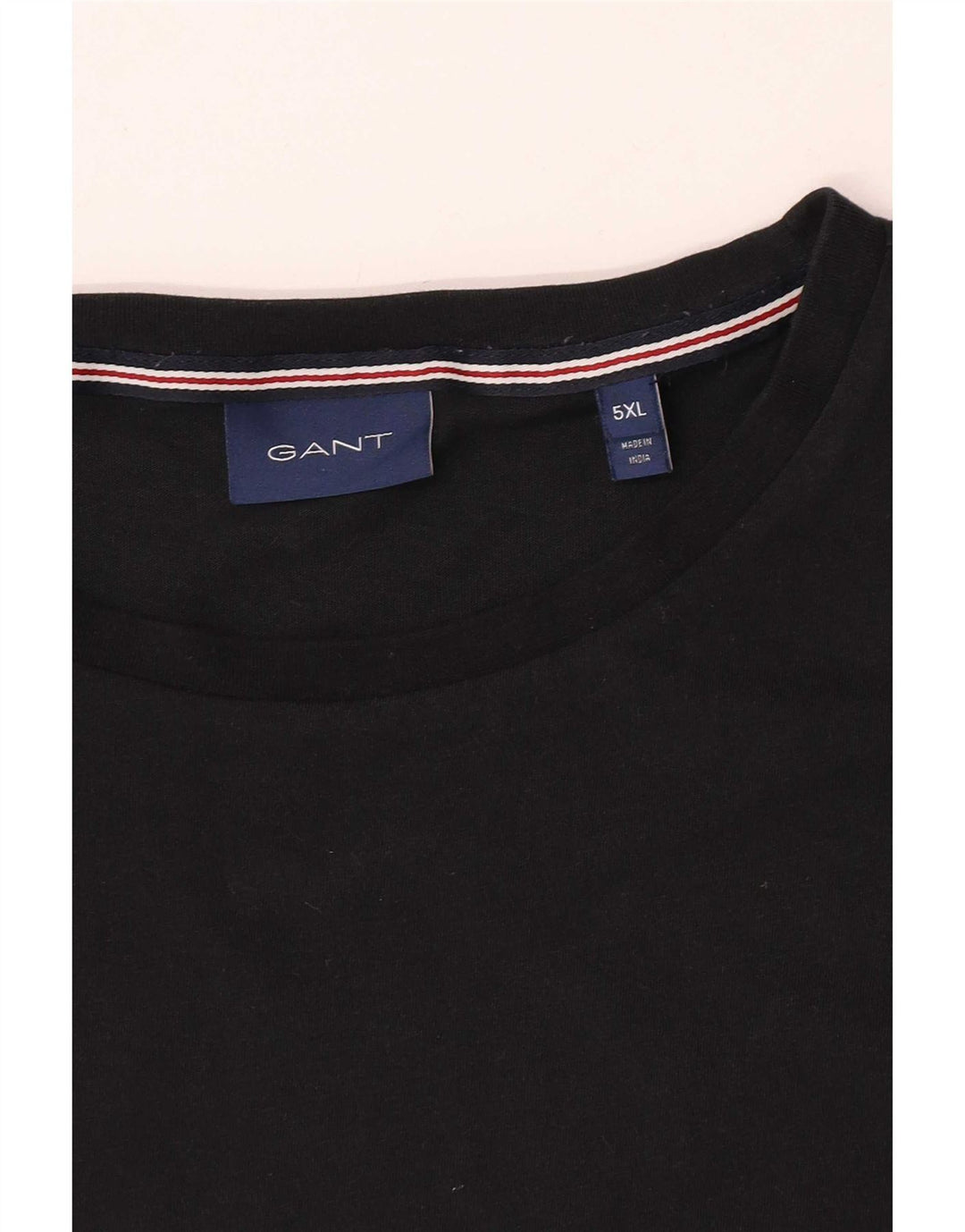 Gant Mens T-Shirt Top 5XL Black
