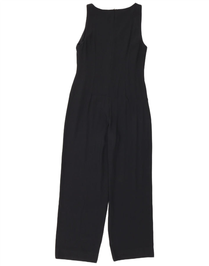 Marina Babini Dame Ærmeløs Jumpsuit IT 44 Medium Black Acetate