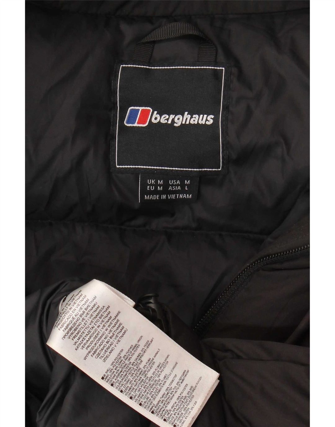 Berghaus Chaleco acolchado para hombre UK 38 Medium Negro Poliéster