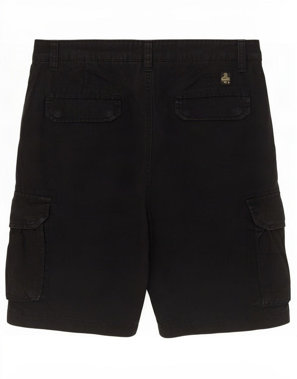 Refrigiwear Mens Cargo Shorts IT 46 Small W29 Black