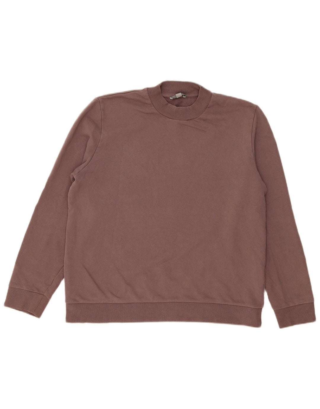 Cos Mens Sweatshirt Jumper Large Brown Cotton