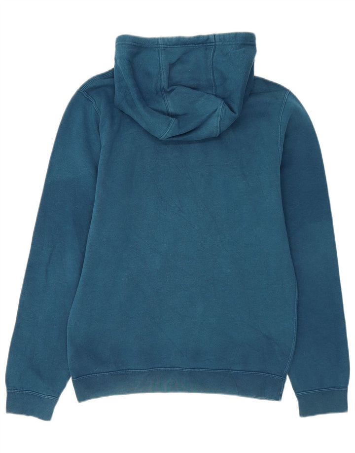 Nike Mens Hoodie Jumper Small Blue Cotton