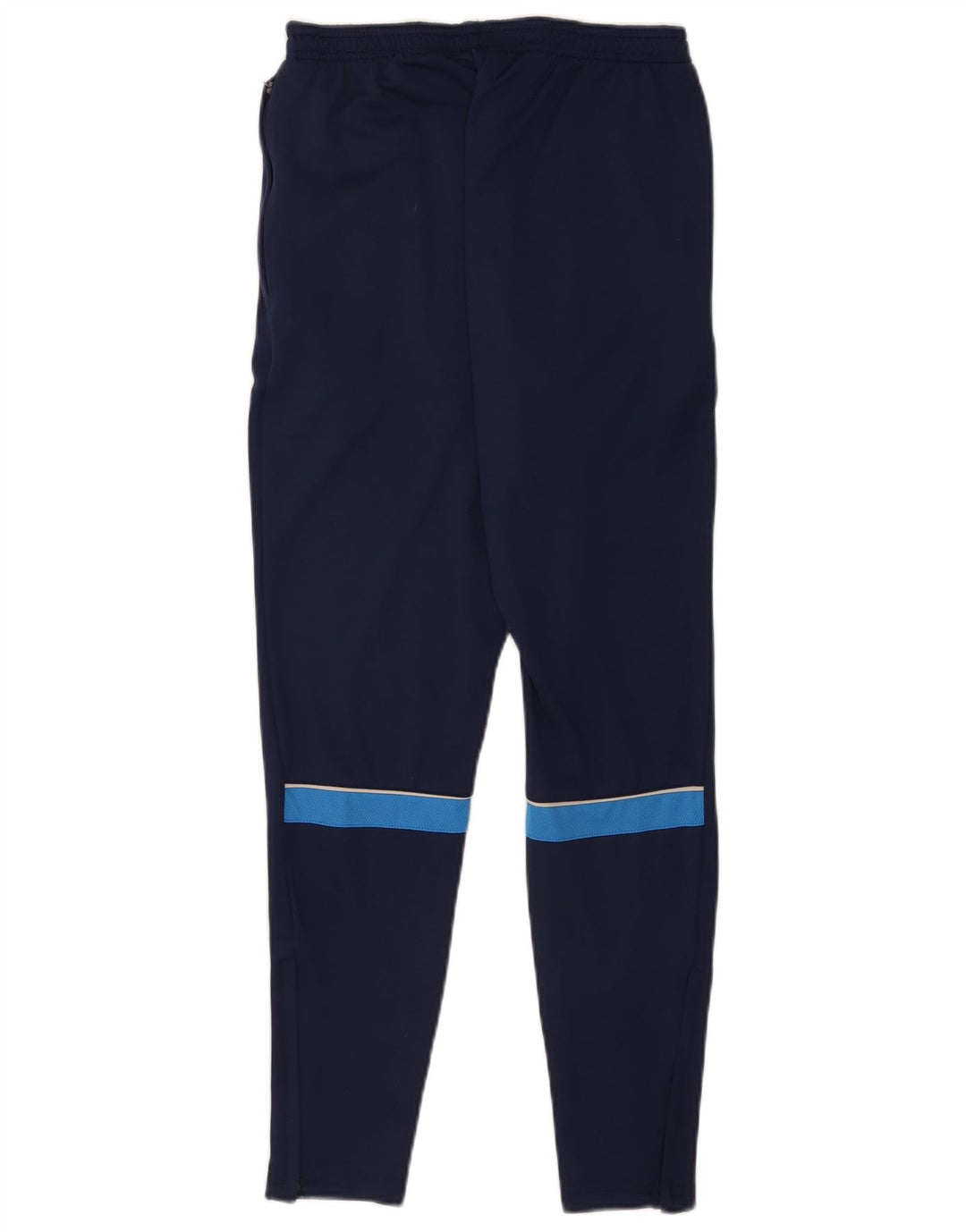 Nike Pantalon de survêtement Dri Fit pour homme Taille S Bleu marine Colorblock Polyester
