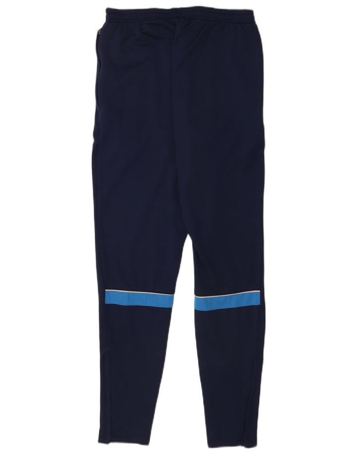 Nike Pantalon de survêtement Dri Fit pour homme Taille S Bleu marine Colorblock Polyester