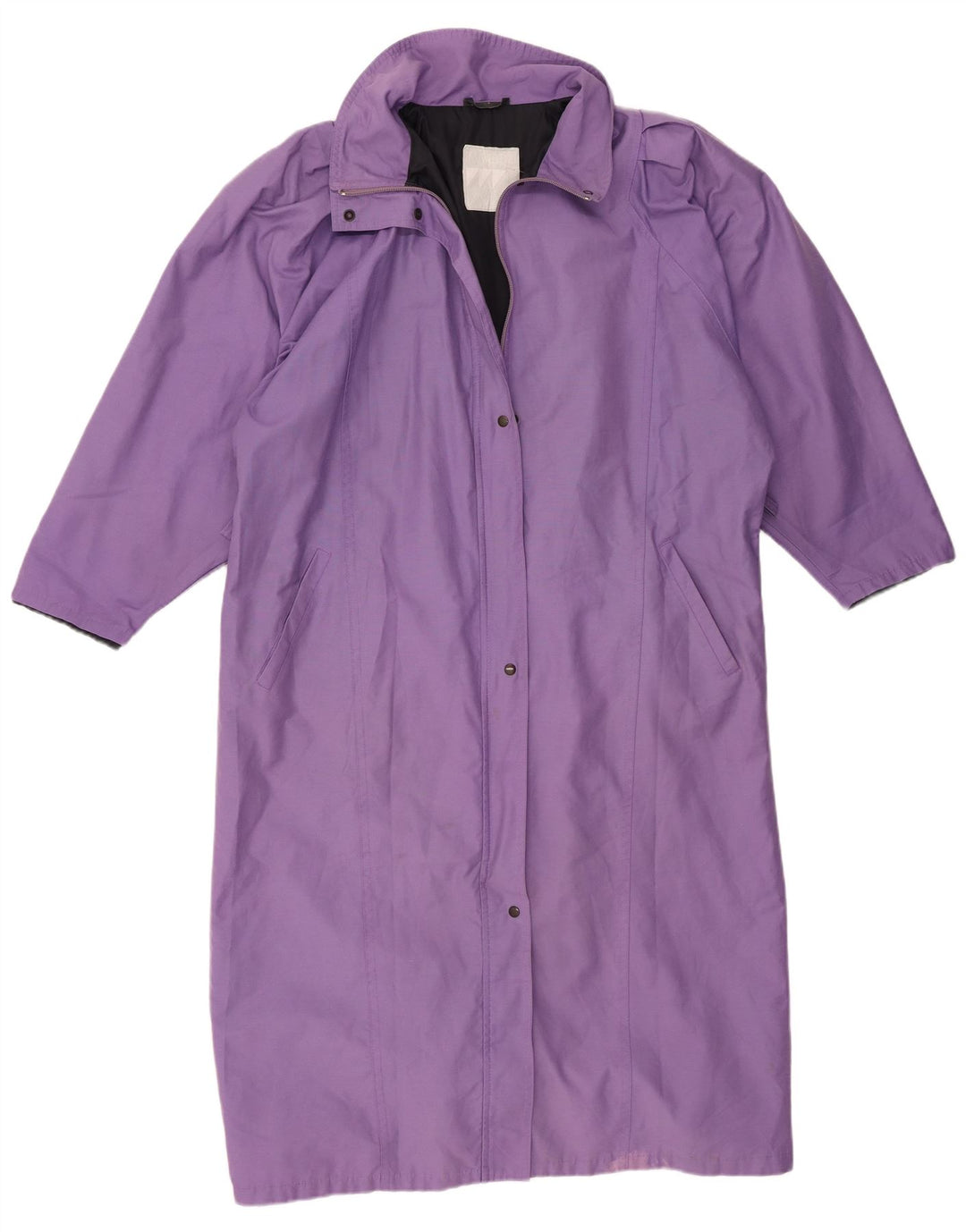 Vintage Womens Oversized Overcoat UK 18 XL Purple