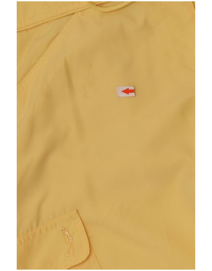 Pantaloni cargo Capri da donna Izod US 12 Large W34 L22 poliestere giallo
