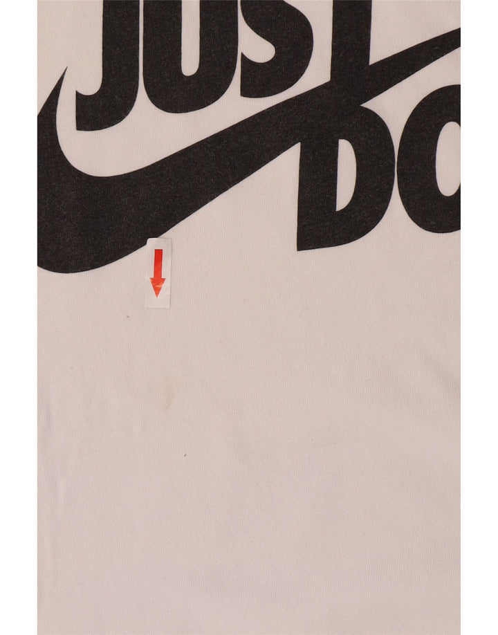 Adidas Grafisk T-shirt top til mænd Medium hvid bomuld