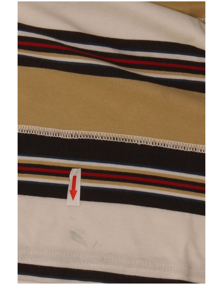 Gas Womens Top Long Sleeve UK 16 Large Multicoloured Striped