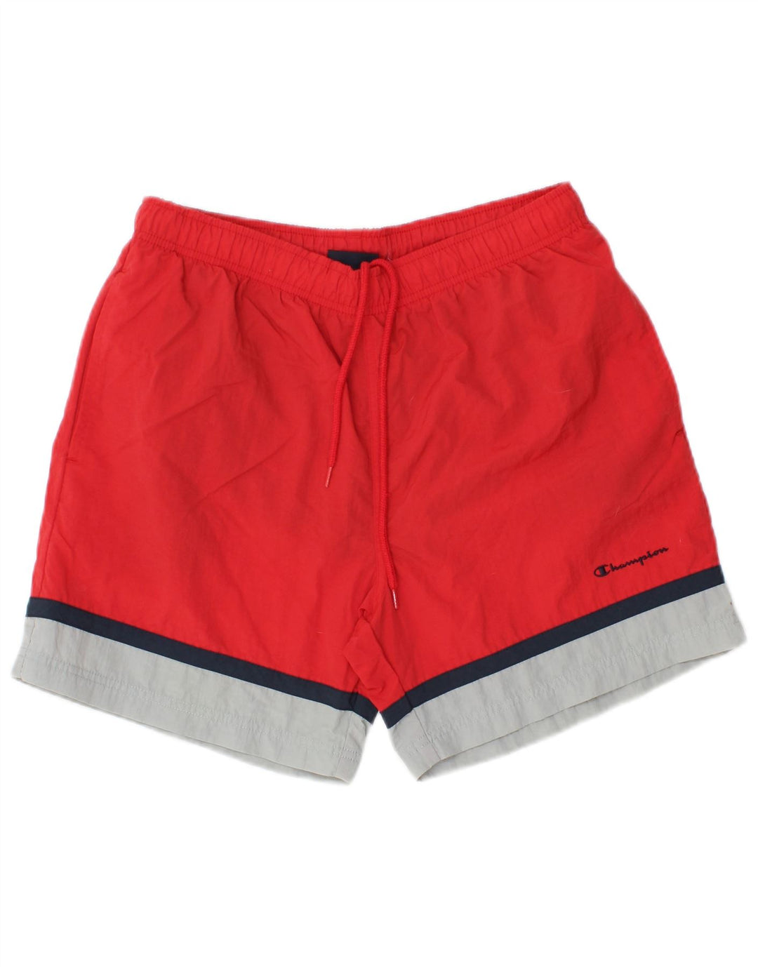 Champion Mens Sport Shorts Medium Red Colourblock