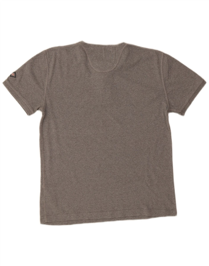 Superdry T-shirt top til mænd, stor grå bomuld
