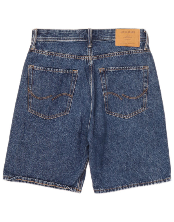 Pantaloncini di jeans larghi da uomo Jack & Jones XS W26 cotone blu