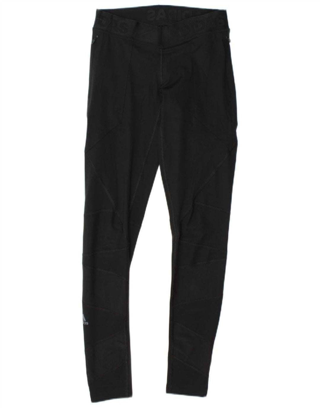 ADIDAS Womens Graphic Leggings UK 8/10 Small  Black