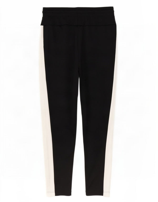 Adidas Damen-Trainingshose UK 12/14 Medium Black Colourblock