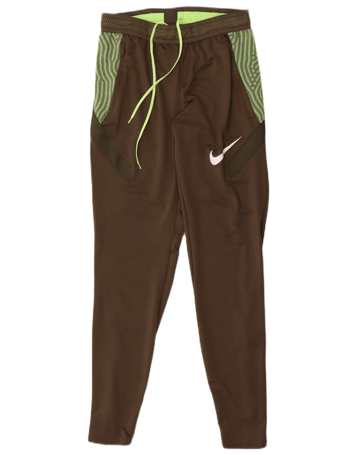 Nike Pantalon de survêtement Dri Fit pour homme Petit polyester géométrique kaki