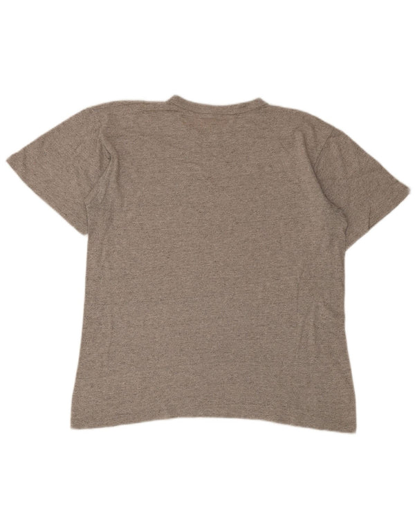 Champion T-Shirt Graphique Homme Grand Gris Moucheté Coton