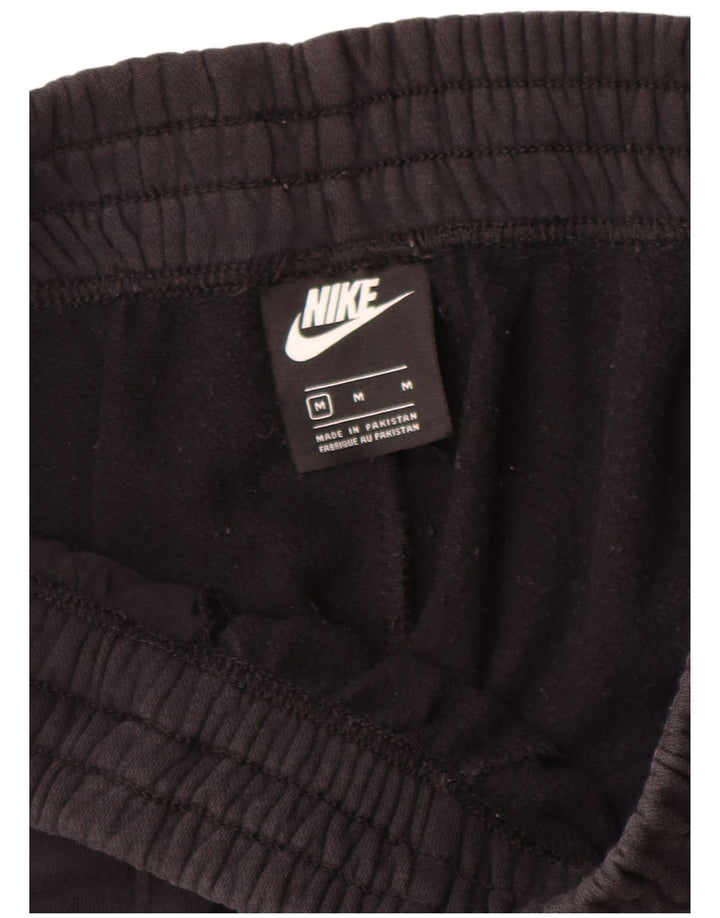Nike Mens Tracksuit Trousers Joggers Medium Black Cotton