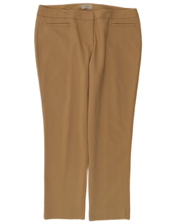 Hobbs Damen Slim Fit Freizeithose UK 14 Large W34 L27 Beige Baumwolle
