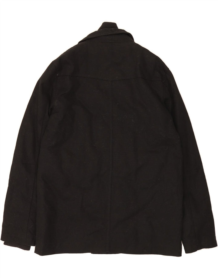 CROPP Mens Utility Jacket UK 40 Large Black Cotton Vintage Cropp and Second-Hand Cropp from Messina Hembry 