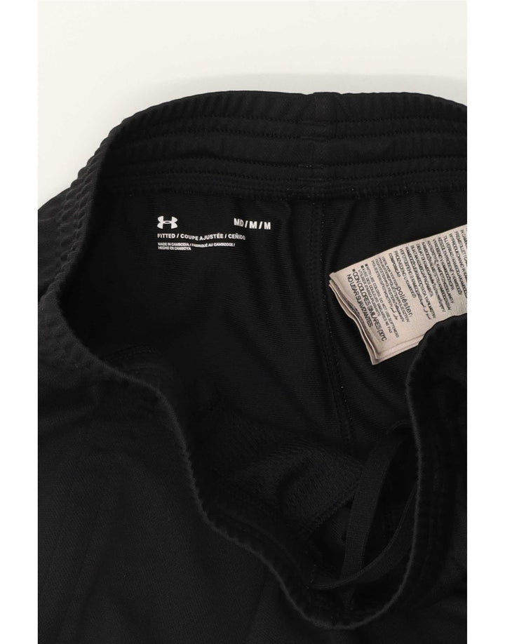 Under Armour Mens Tracksuit Trousers Medium Black Polyester